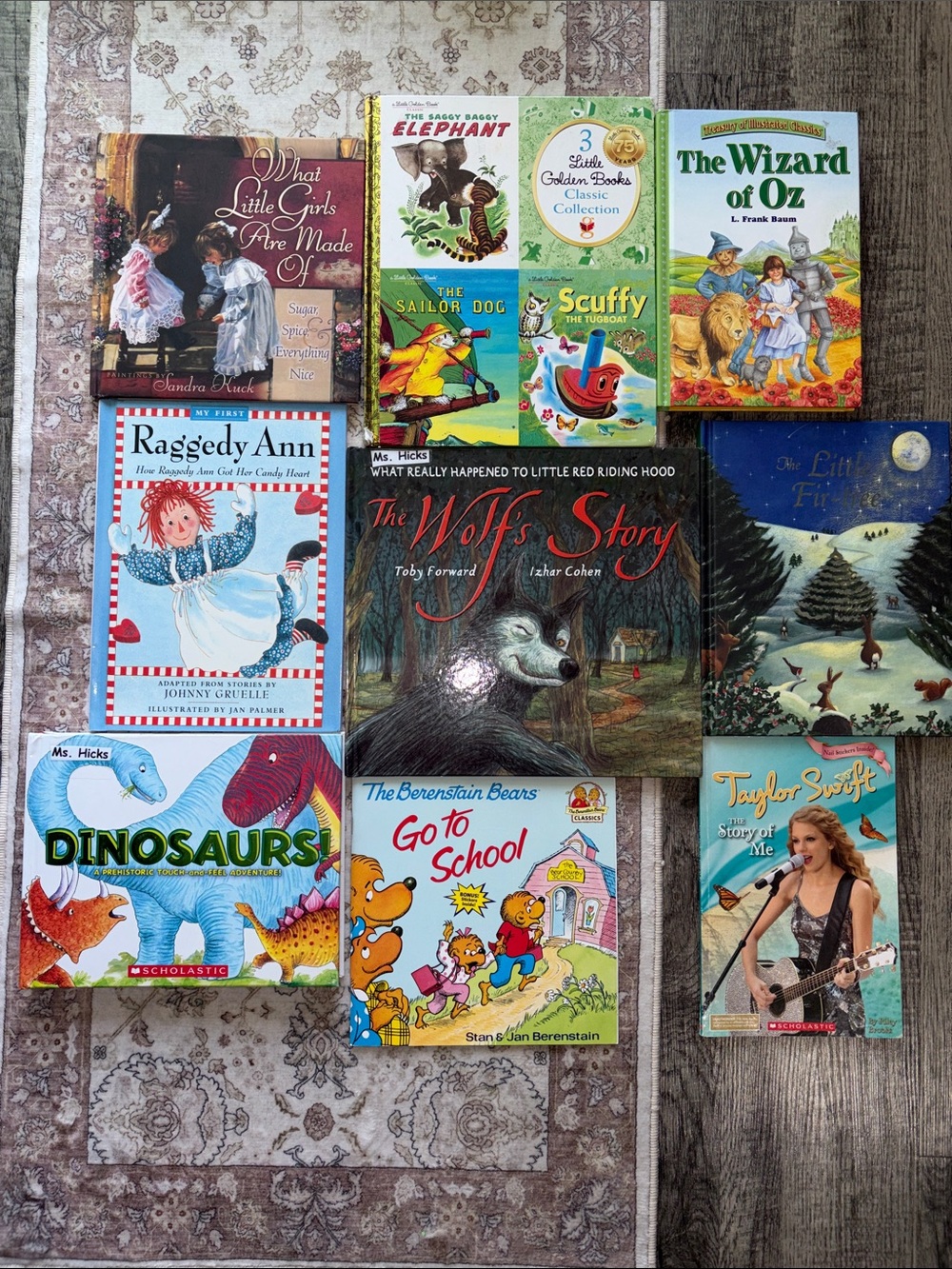 Set of 9 Children’s Books - Including What Little Girls Are Made of & More